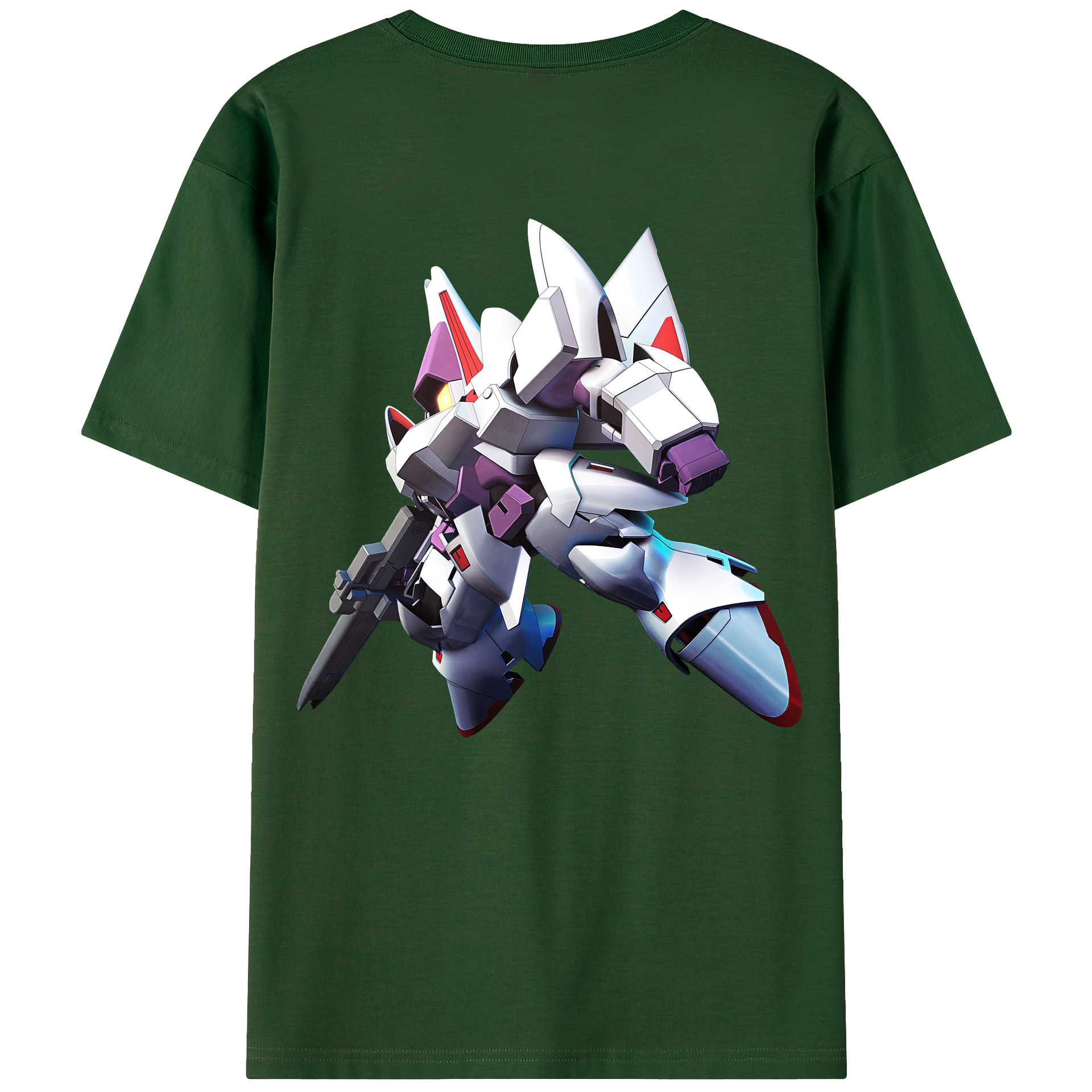 （画像用） 機動戦士ガンダム Mobile Suit Gundam 綿100％半袖Tシャツ（背面プリント）